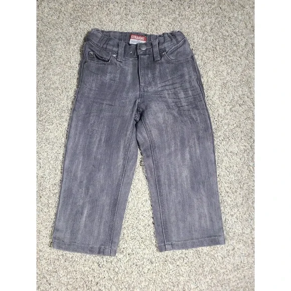 Kids R Us Toddler Boys Straight Leg Jeans Grey 2T - Picture 1 of 7
